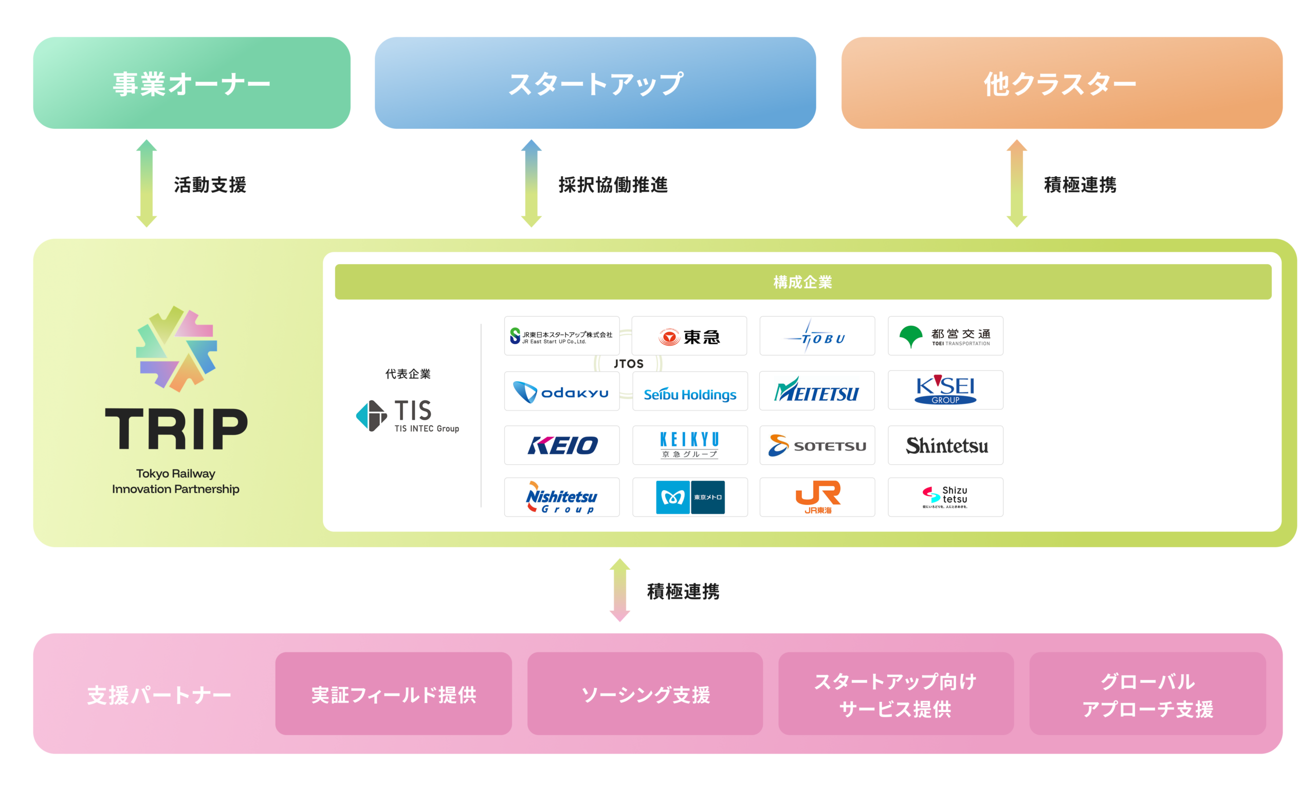 TRIP構造スキーム図
