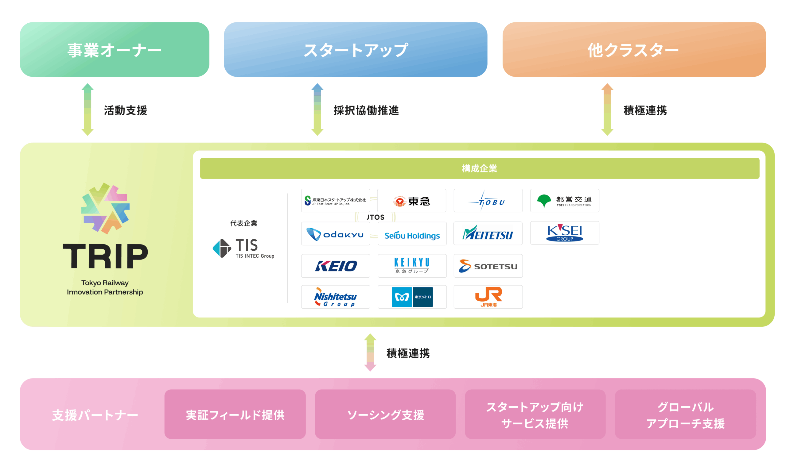 TRIP構造スキーム図